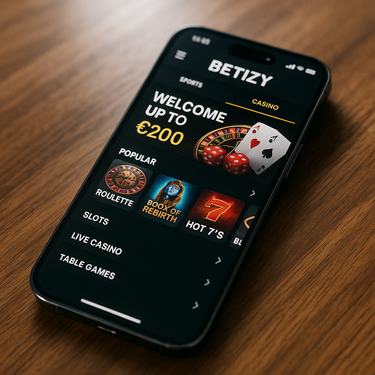 Betizy - Mobiles Spielen - Smartphone Ansicht